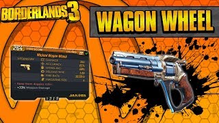 Borderlands 3  Wagon Wheel Legendary Weapon Guide Pellets Everywhere [upl. by Eilahs]