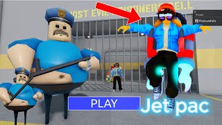 JET PACK BARRYâ€™S PRISON RUN obby ROBLOX GAMEPLAY roblox scaryobby obby robux [upl. by Stodder659]