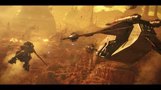 The Battle of Geonosis War Scenes 4K HDR  Star Wars Attack of the Clones [upl. by Alamaj]