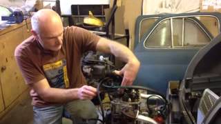 Fiat 500 126 650 Engine Rebuild Initial start up [upl. by Neelrac]