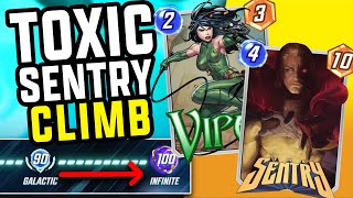 Creating the NASTIEST Toxic Sentry Deck  Marvel Snap Gameplay [upl. by Naillik]