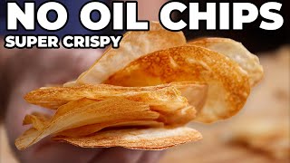 Dont Fry your Chips These are Crispier and Tastier with NO OIL [upl. by Annia979]