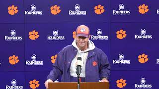 Dabo Swinney updates Clemson injuries more going into Pitt game [upl. by Abraham648]