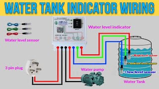 Automatic on off Water level controller wiring connection l [upl. by Parrott]