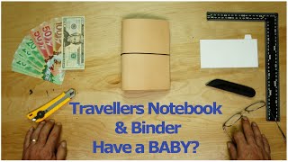 Part 2 The making of a budget binder  travelers notebook [upl. by Jaan551]