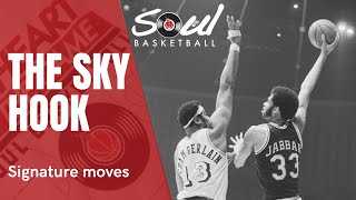 The Skyhook  KAREEM ABDULJABBAR  Basketball Signature Moves [upl. by Zizaludba]