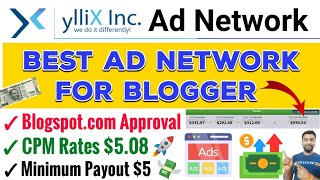 Yllix Ad Network Review  Yllix Ads Review  Yllix Ads Setup  Best Blogger Ad Network  SmartHindi [upl. by Anelys341]