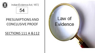 Law of Evidence  Lecture 54  Presumptions and Conclusive Proof  Bilingual [upl. by Eralcyram]