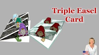 Triple Twisted Easel PopUp Card [upl. by Lyndsey763]