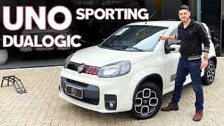 FIAT UNO SPORTING 2015 DUALOGIC  Vale a Pena [upl. by Ellicott]