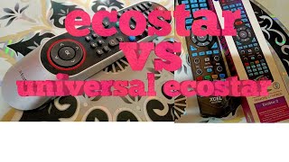 ecostar vs universal ecostar 2 tv remote [upl. by Lust954]