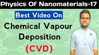 Chemical Vapour Deposition Method CVD  Synthesis Of Nanomaterials  In Hindi [upl. by Kemeny]