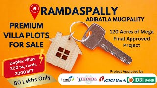 HMDA Approved Open Plots in Adibatla  Open Plots Near TCS Adibatla  OpenPlotsinAdibatla9059075632 [upl. by Rivers]