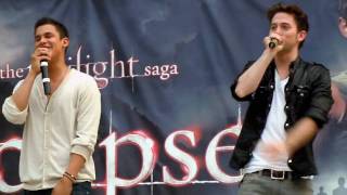 Jackson Rathbone and Bronson Pelletier Twilight Night PhiladelphiaMOV [upl. by Caitrin]