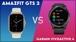 Amazfit GTS 2 vs Garmin Vivoactive 4 Comparison [upl. by Karen]