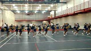 Burns Middle School Fight Song routine 2011 [upl. by Ylac]