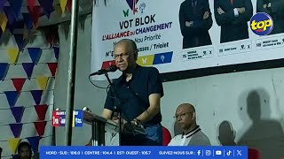 À Baie du Tombeau hier  Navin Ramgoolam déplore la campagne communale de ses principaux adversaires [upl. by Lareneg]