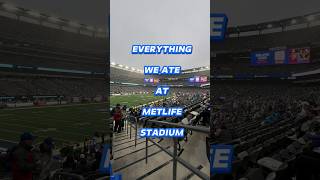 Everything We Ate at Detroit Lions Game in New York detroitlions nfl travel nyc fyp shorts [upl. by Hosbein]