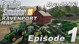 Farming Simulator 19 Lets Play  USA Map  Episode 1  How to get started [upl. by Drus]