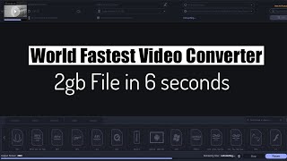 Fastest Video Converter  convert 13gb file in just 5 seconds [upl. by Poree]