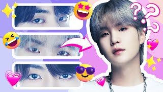 GUESS THE BTS MEMBER BY THEIR EYES EASY KPOP QUIZ [upl. by Annol]