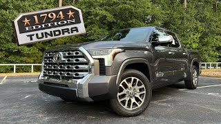 2022 Toyota Tundra 1794 Edition Walkaround amp Test Drive [upl. by Ennayhs]