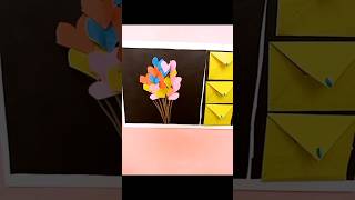 DIY GREETING CARDyoutubeshorts cardmaking papercraft [upl. by Anallise]