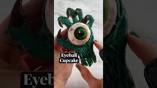 Halloween eyeball cupcake 👀🧿👀😍☠️halloweenpartyideas spookytreats shorts [upl. by Varin734]