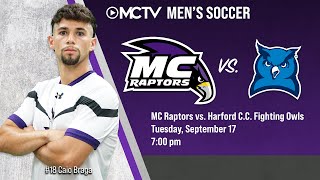 Montgomery College Raptors Mens Soccer vs Harford Community College Fighting Owls [upl. by Aronle]