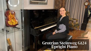 Grotrian Steinweg G124 2008 Upright piano  Review amp Demo  Sherwood Phoenix [upl. by Ailecra957]