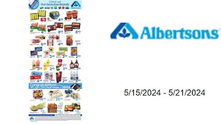 Albertsons Weekly Ad US  05152024  05212024 [upl. by Atsyrhc]