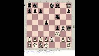 Chigorin Mikhail vs Hruby Vincenz  Vienna Chess 1st 1882 Austria [upl. by Haida]