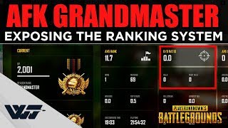 AFK GRANDMASTER  Exposing the ranking system of PUBG [upl. by Iral102]