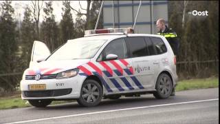 Verslaggever RTV Oost aangehouden bij ernstige aanrijding op A1 bij Holten [upl. by Minton]