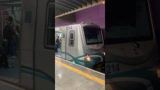 Metrô SP trem frota G G14 partindo da estação Paraíso Sentido Jabaquara [upl. by Vivi]