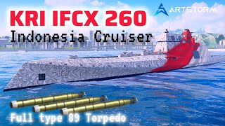 KRI IFCX 260  Cannon Railgun Poin ➕ Cruiser  Modern Warships [upl. by Riker]