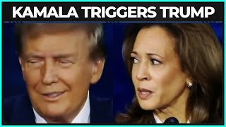 Trumps Debate Meltdown Triggered by GENIUS Level Kamala Attack [upl. by Ilajna]