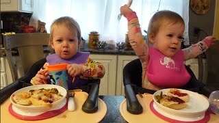 Twins try sweet gherkin pickle [upl. by Juliana]