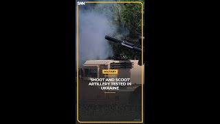 SHOOT AND SCOOT ARTILLERY TESTED IN UKRAINE [upl. by Selinski]