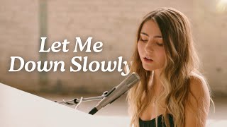 Let Me Down Slowly by Alec Benjamin  acoustic cover by Jada Facer [upl. by Ardnaxela]