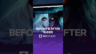 Before amp After Slider in Wix Studio wixstudio tutorial [upl. by Karrie866]