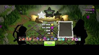 super archer blimp best attack 100 3star clashofclans [upl. by Arne362]