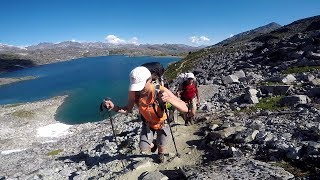 Chilkoot Trail 3 day hike Dyea Alaska  Bennett Lake Canada biker jack bikerjack [upl. by Enitsirc]