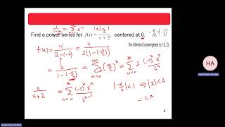 Section 99 Representations of Functions by Power Series M102 T232 YouTube Part I [upl. by Geddes498]