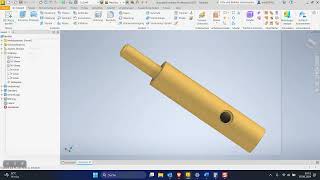 Autodesk Inventor Prof 2025  Projekt Druckluftmotor  Bauteil Kurbelwelle [upl. by Eeleak]