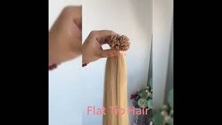 EMEDA Flat Tip Hair Extensions hair hairstyle hairextensions hairstyles hairextensionsalon [upl. by Okeim774]