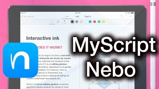 MyScript Nebo para iPad  SORTEO de códigos gratis [upl. by Bud]