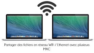 Partager des fichiers en réseau WIFi  Ethernet avec plusieurs MAC [upl. by Eveline]