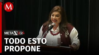 Clara Brugada propone educación media superior para todos en la CdMx [upl. by Narok309]