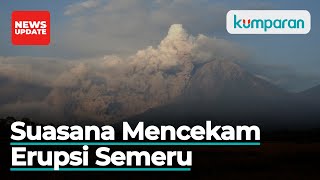 Suasana Mencekam Evakuasi Warga saat Erupsi Gunung Semeru [upl. by Shaughn]